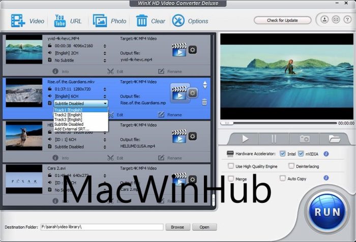 WinX HD Video Converter Deluxe License Key