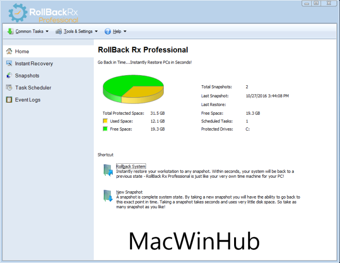 RollBack Rx Professional License Key