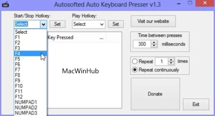 Autosofted Auto Keyboard Presser License Code