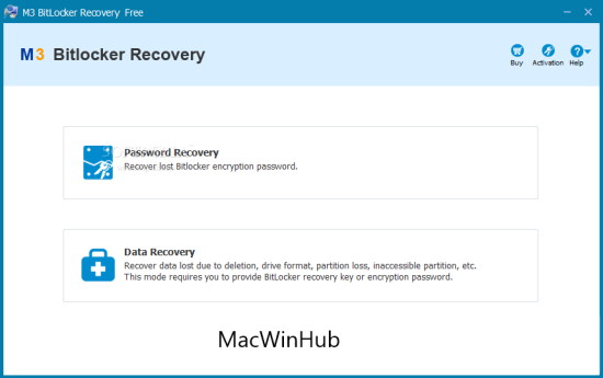 M3 Bitlocker Recovery Full Activated